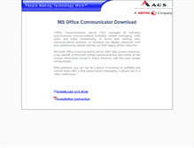 Tablet Screenshot of communicator.acs-inc.com